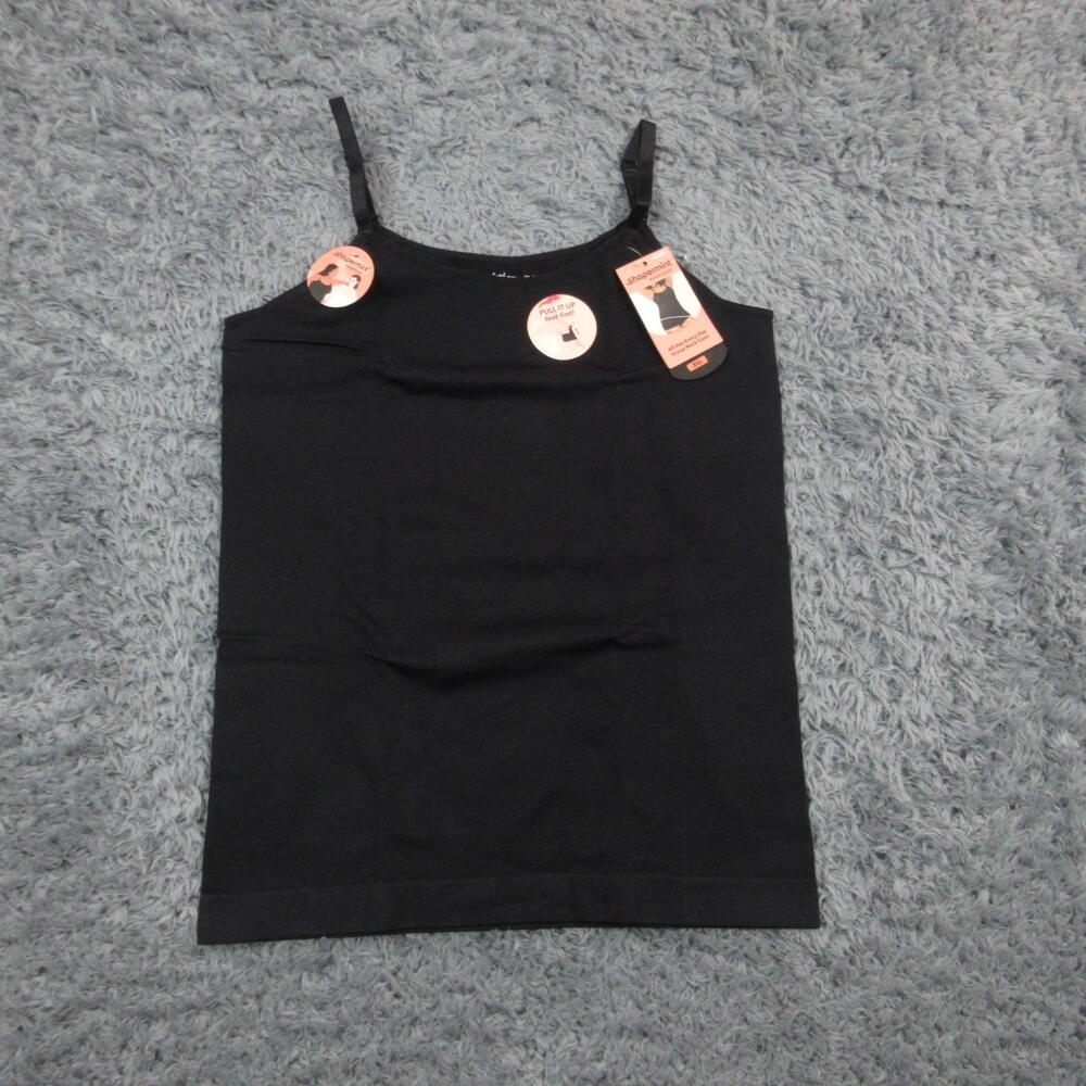 Shapermint Essentials Cami Tank Top Womens 3XL Black Scoop Neck Shapewear NWT
